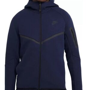 Nike Men's Tech Fleece Full-Zip navy